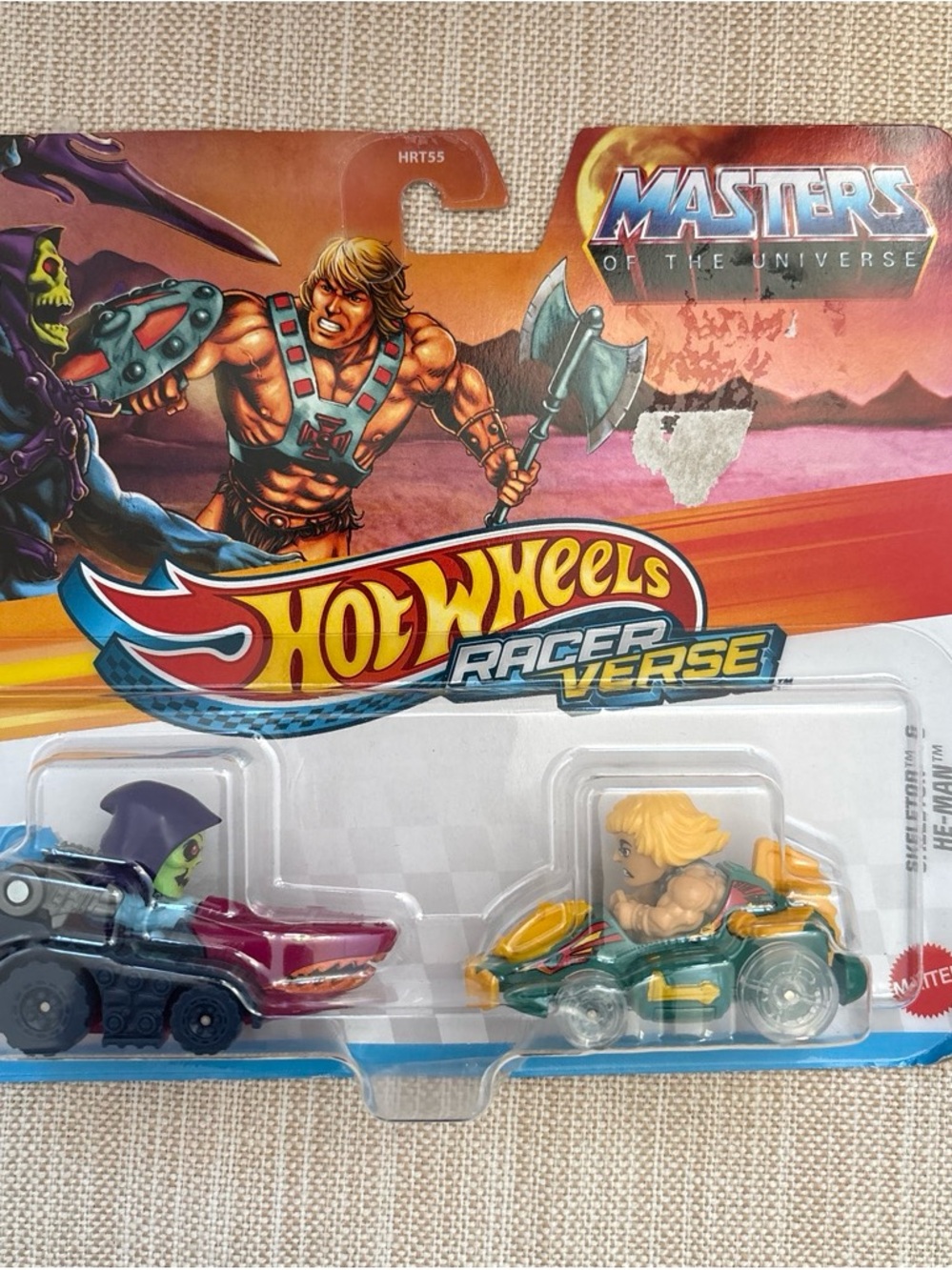 Hot Wheels RacerVerse Masters 2-Pack Green & Purple Character Vehicles